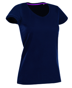Stedman STE9130 - V-hals T-shirt voor vrouwen Megan Marina Blue