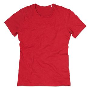 Stedman STE9400 - T-shirt met ronde hals voor mannen Shawn Crimson Red