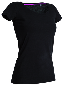 Stedman STE9700 - T-shirt met ronde hals voor vrouwen Claire Black Opal