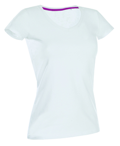 Stedman STE9710 - V-hals T-shirt voor vrouwen Claire  White