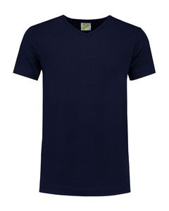 Lemon & Soda LEM1264 - T-shirt V-hals katoen/elastisch voor hem Dark Navy