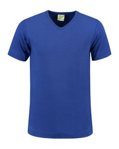 Lemon & Soda LEM1264 - T-shirt V-hals katoen/elastisch voor hem Royal Blue
