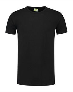 Lemon & Soda LEM1269 - T-shirt Crewneck katoen/elastisch voor hem Black