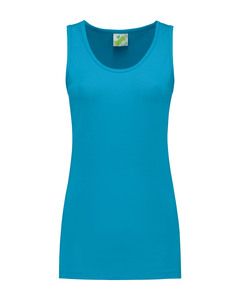 Lemon & Soda LEM1270 - Tanktop katoen/elastiek voor haar Turquoise