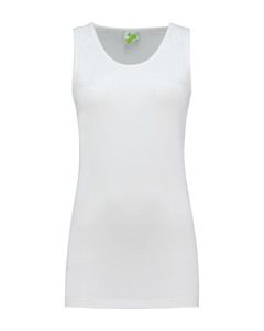 Lemon & Soda LEM1270 - Tanktop katoen/elastiek voor haar White