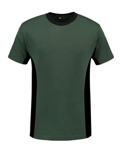Lemon & Soda LEM4500 - T-shirt Workwear iTee SS Forest Green/BK