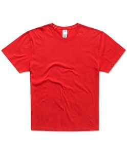Stedman STE2020 - T-shirt met ronde hals voor mannen ORGANIC Scarlet Red