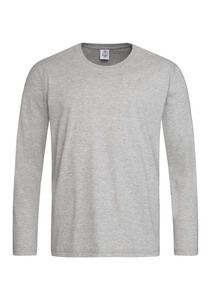 Stedman STE2500 - T-shirt met lange mouwen voor mannen Classic-T  Grey Heather