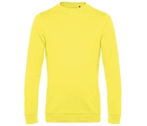 B&C BCU01W - Sweatshirt met ronde hals Solar Yellow