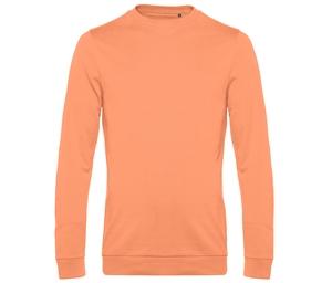 B&C BCU01W - Sweatshirt met ronde hals Melon Orange