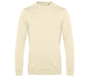 B&C BCU01W - Sweatshirt met ronde hals Pale Yellow