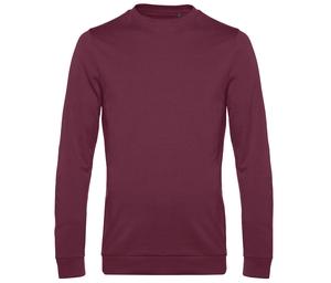 B&C BCU01W - Sweatshirt met ronde hals Wine