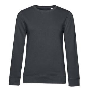 B&C BCW32B - Bio-sweatshirt voor dames met ronde hals