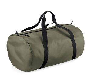 Bag Base BG150 - Packaway Barrel Tas Olive Green/Black