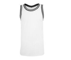 Build Your Brand BY009 - Tanktop van mesh White / Black