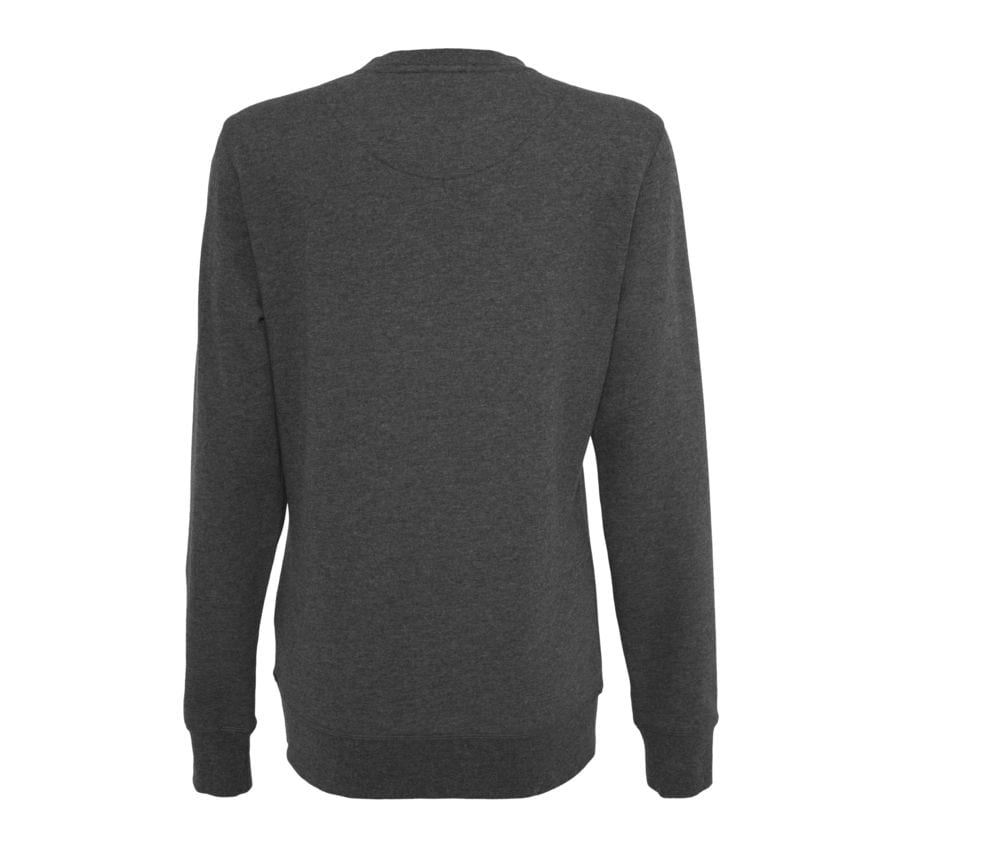 Build Your Brand BY025 - Dames lichtgewicht sweater met ronde hals