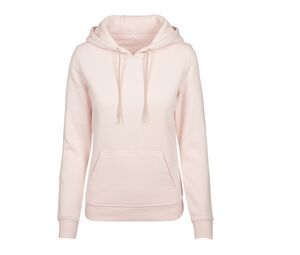 Build Your Brand BY026 - Zware dames hoodie Pink