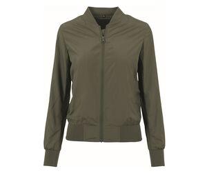 Build Your Brand BY044 - Bomberjack dames Olive Green