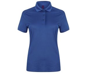 Henbury HY461 - Polo dames polyester stretch Royal blue
