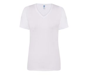 JHK JK158 - V-hals 145 T-shirt dames White