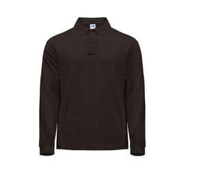 JHK JK215 - Heren polo met lange mouwen Graphite