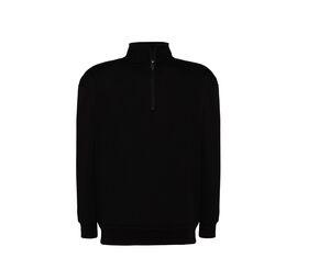 JHK JK298 - Sweater ritskraag Black