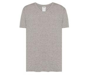 JHK JK401 - T-shirt met V-hals 160 Mixed Grey