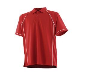 Finden & Hales LV370 - Performance Polo-Shirt Red