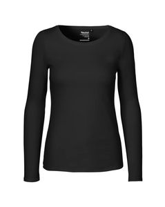Neutral O81050 - T-shirt lange mouwen dames Black