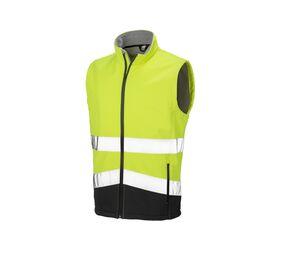 RESULT RS451 - 3-laags Softshell bodywarmer  Fluorescent Yellow / Black