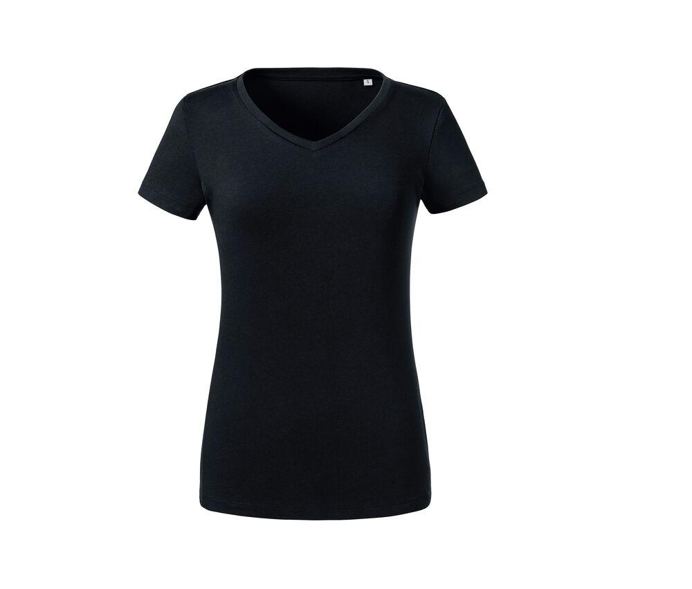 RUSSELL RU103F - Women's organic V-neck t-shirt