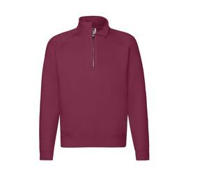 Fruit of the Loom SC276 - Sweater Met Ritszak (62-032-0) Burgundy