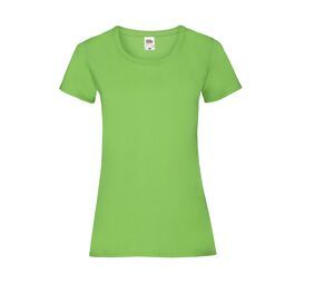 Fruit of the Loom SC600 - Dames valueweight t-shirt Lime