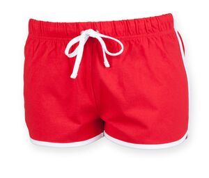SF Mini SM069 - Kinderen retro shorts Red / White