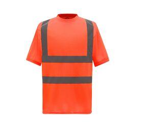 Yoko YK410 - Hoge zichtbaarheid korte mouwen T-shirt Hi Vis Orange