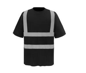 Yoko YK410 - Hoge zichtbaarheid korte mouwen T-shirt Black