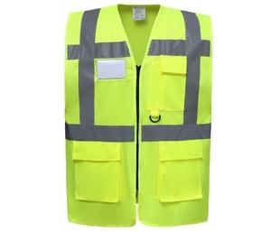 Yoko YK801 - Multifunctioneel vest met hoge veiligheid Hi Vis Yellow