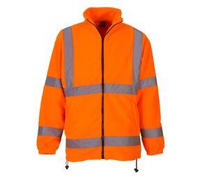 Yoko YKK08 - Dikke fleecejas met hoge zichtbaarheid Hi Vis Orange