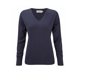 Russell Collection JZ10F - V-Hals Pullover