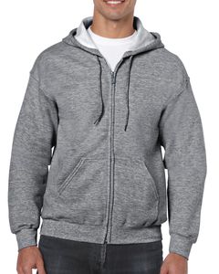 Gildan GI18600 - Heavy Blend Adult Hoodie Sweatshirt Met Volledige Rits