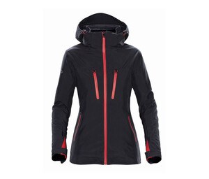 STORMTECH SHXB4W - Women's 3-in-1 jacket Black / Bright Red