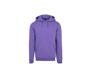 Build Your Brand BY011 - Zware sweater met capuchon Ultra Violet