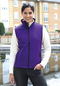 Result R232F - Core Dames Printable Softshell Bodywarmer