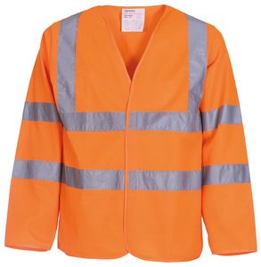 Yoko YK007 - Lange mouw high visibility vest (HVJ200)